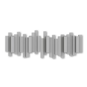 Umbra Nástěnný věšák GRIP  šedý, velikost 49x18x3