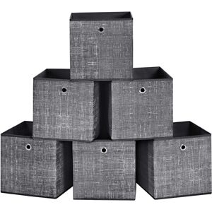 Rongomic Úložné boxy Fora šedé - 6 kusů