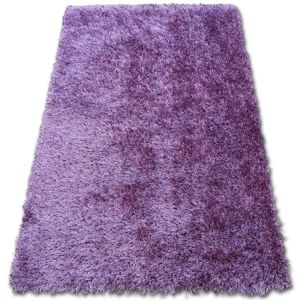 3kraft Kusový koberec SHAGGY LILOU fialový