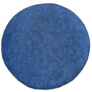 3kraft Kulatý koberec SERENADE Graib modrý