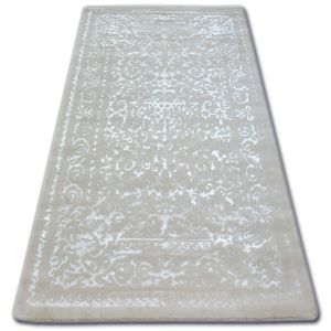 3kraft Kusový koberec MANYAS Zeggy krémovo-bílý