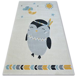 3kraft Kusový koberec PASTEL 18401/062 - tučňák krémový