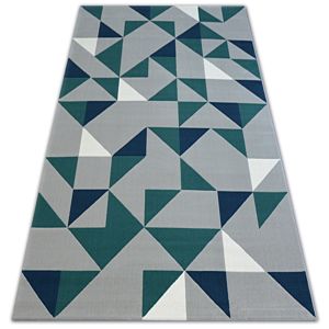 3kraft Kusový koberec SCANDI 18214/456 - trojúhelníky