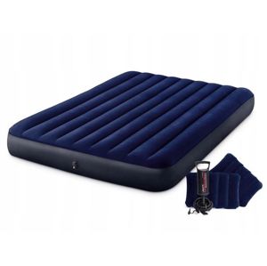 Nafukovací postel INTEX 203x152 cm tmavě modrá