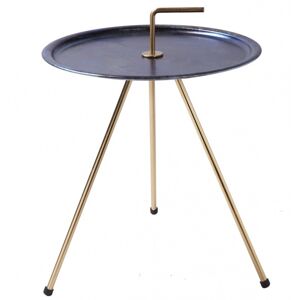 Hector Konferenční stolek Avevo 42 cm černozlatý