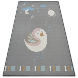 3kraft Kusový koberec LOKO Bird šedý