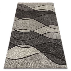 3kraft Kusový koberec FEEL Waves šedý