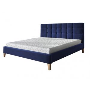 Hector Čalouněná postel Ravio 140x200 dvoulůžko - modré