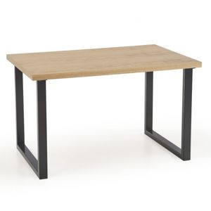 Hector Dřevěný masivní kuchyňský stůl Radus 140x85 cm hnědý