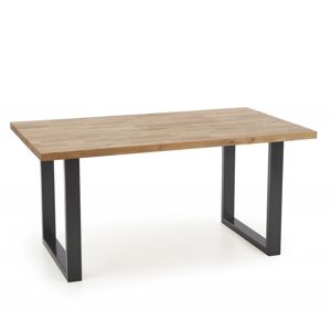 Hector Dřevěný kuchyňský stůl Radus 160x90 cm hnědý