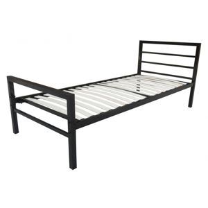 Hector Kovová postel Eveline 90x200 jednolůžko černá