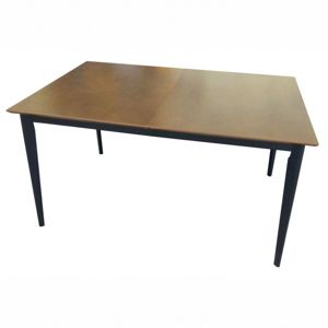 Hector Rozkládací dřevěný stůl Abelardo 140 (180) x90x74 cm hnědo-černý