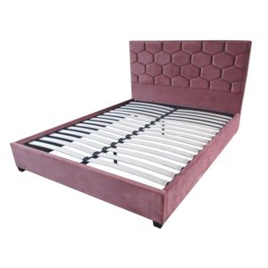 Hector Čalouněná postel Honey 160x200 růžová