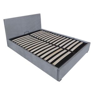 Hector Čalouněná postel Raven 160x200 šedé