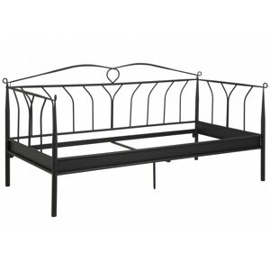 Hector Kovová postel Line 90x200 černá