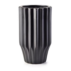 Mondex Keramická váza YVONNE 24,5 cm černá