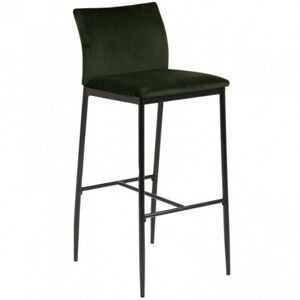 Hector Barová židle Demina tmavě zelená