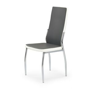 HALMAR Jídelní židle Irena šedá/bílá