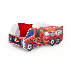 HALMAR Dětská postel Fire Truck vícebarevná