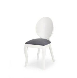 HALMAR Jídelní židle Vero bílá/šedá
