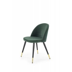 HALMAR Designová židle Gole tmavě zelená