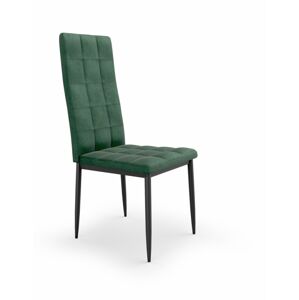 Halmar Jídelní židle Riah tmavě zelená