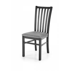 HALMAR Jídelní židle Gerin černá/šedá