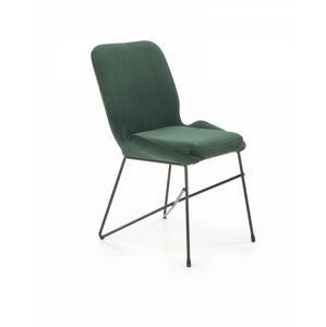 Halmar Jídelní židle Poly tmavě zelená