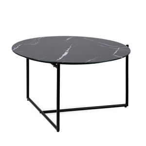 Hector Konferenční stolek s imitací mramoru Razer černý