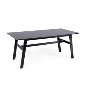 Hector Jídelní kaučukový stůl Lingo obdélníkový černý