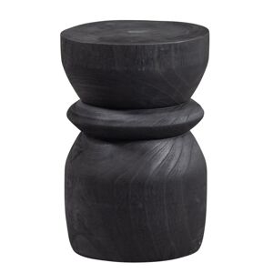 Hector Odkládací stolek BIKKEL dřevěný černý