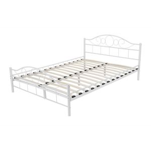 Hector Kovová postel Valeria 140x200 dvoulůžko - bílé