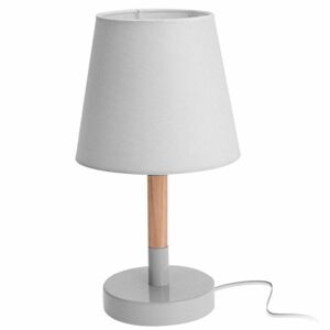DekorStyle Stolní lampa s bílým stínidlem 30,5 cm
