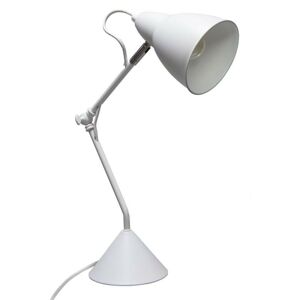 DekorStyle Stolní lampa Aude bílá 62 cm