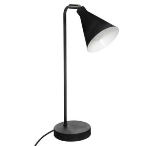 DekorStyle Stolní lampa Linn černá 45,5 cm