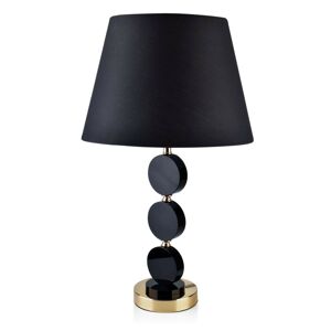 DekorStyle Noční lampa Chantal Black 56 cm