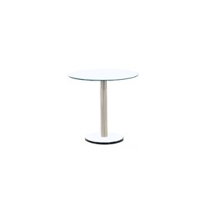 HALMAR Jídelní stůl Cyril 80 cm stříbrný