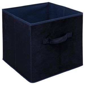 DekorStyle Textilní box 31 cm námořnicky modrý