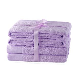 Set ručníků AmeliaHome Amary lila, velikost 608