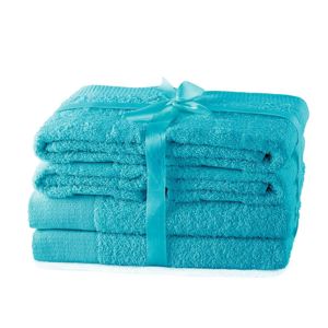 Set ručníků AmeliaHome Amary tyrkysové, velikost 608