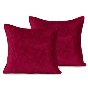 Povlaky na polštáře AmeliaHome Laila červené/fialovo růžové