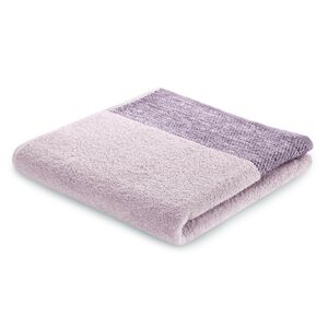 Bavlněný ručník AmeliaHome Aria fialový, velikost 30x50