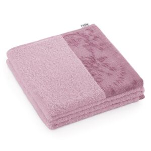 Bavlněný ručník AmeliaHome Crea I růžový, velikost 50x90