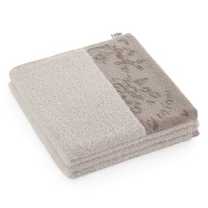 Bavlněný ručník AmeliaHome Crea béžový, velikost 70x140