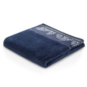 Bavlněný ručník AmeliaHome Pavos modrý, velikost 70x140