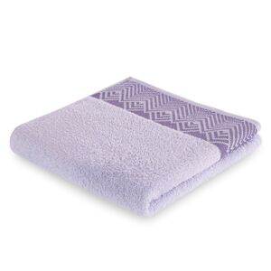 Bavlněný ručník AmeliaHome Aledo fialový, velikost 50x90