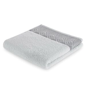 Bavlněný ručník AmeliaHome Aledo šedý, velikost 70x140