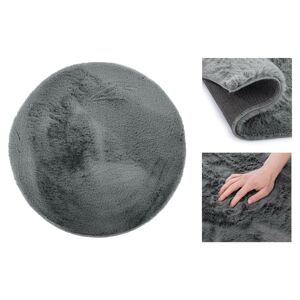 AmeliaHome Kulatý koberec Lovika tmavě šedý, velikost d200