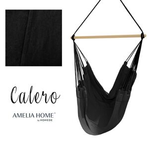 AmeliaHome Závěsné houpací křeslo Calero černé