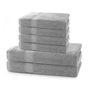 Set šedých ručníků DecoKing BAMBY